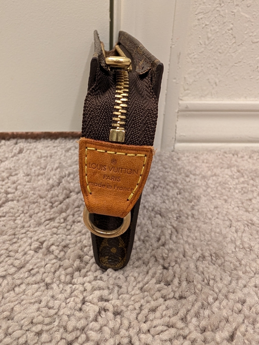 Louis Vuitton Monogram Canvas Zip Pouch - Brown/Tan - Picture 3 of 7